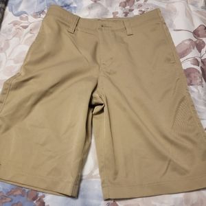 Boys Under Armour khaki shorts size 12